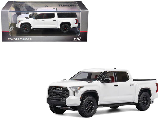 Toyota Tundra Pickup Truck White 1/64 Diecast Model Car