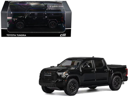 Toyota Tundra Pickup Truck Black 1/64 Diecast Model Car