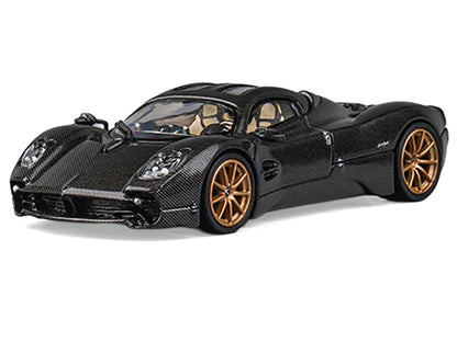 Pagani Utopia Full Carbon with Gold Wheels 1/64 Diecast Model Car