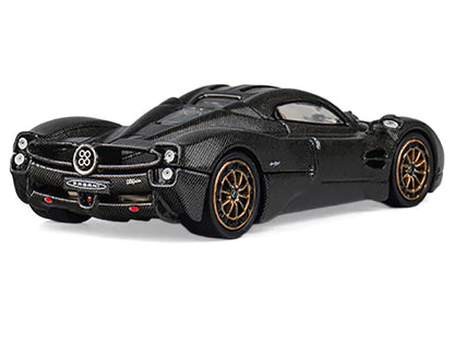 Pagani Utopia Full Carbon with Gold Wheels 1/64 Diecast Model Car