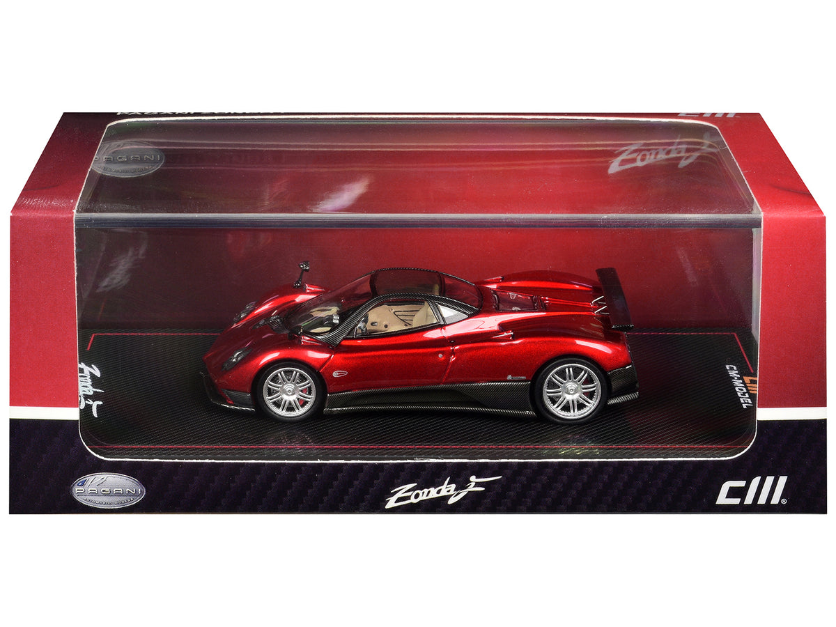 Pagani Zonda F Rosso Dubai Red Metallic with Moonroof 1/64 Diecast Model Car