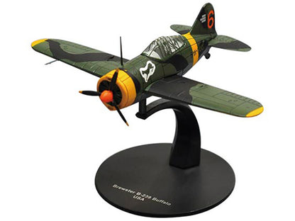 Brewster F2A Buffalo Fighter Aircraft "3rd Squadron Lentolaivue 24" Finnish Air Force 1/72 Diecast Model
