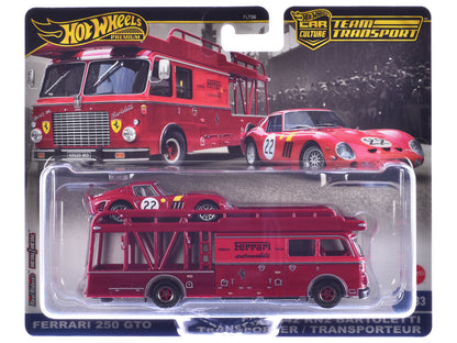 "Team Transport" 3 piece Set H 2025 "Car Culture" Series Diecast Model Cars