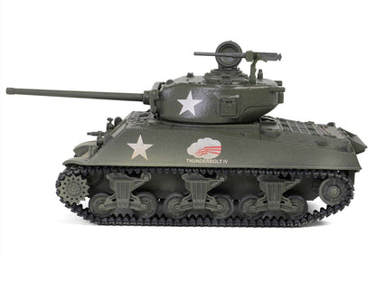 U.S. Sherman M4A3(76) Medium Tank "THUNDERBOLT IV 37th Tank Battalion 4th Armored Division Bastogne" (1944) United States Army "Mini AFV" Series 1/64 Diecast Model