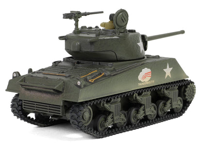 U.S. Sherman M4A3(76) Medium Tank "THUNDERBOLT IV 37th Tank Battalion 4th Armored Division Bastogne" (1944) United States Army "Mini AFV" Series 1/64 Diecast Model