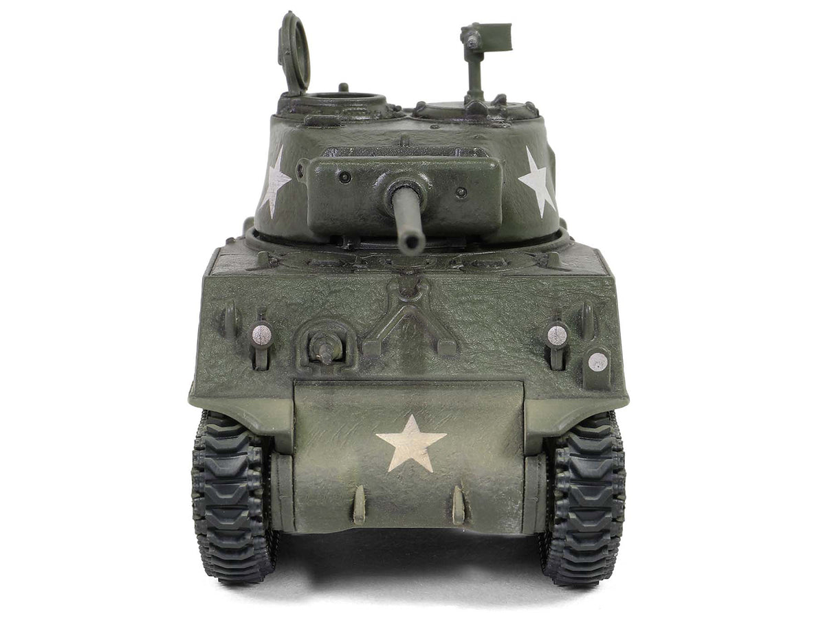 U.S. Sherman M4A3(76) Medium Tank "THUNDERBOLT IV 37th Tank Battalion 4th Armored Division Bastogne" (1944) United States Army "Mini AFV" Series 1/64 Diecast Model