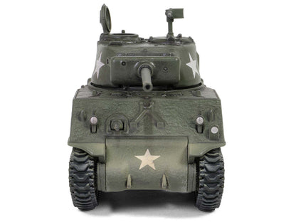 U.S. Sherman M4A3(76) Medium Tank "THUNDERBOLT IV 37th Tank Battalion 4th Armored Division Bastogne" (1944) United States Army "Mini AFV" Series 1/64 Diecast Model