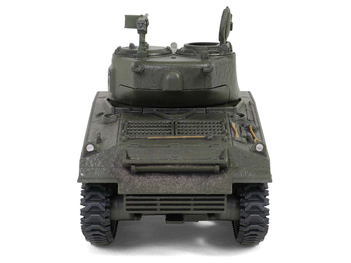 U.S. Sherman M4A3(76) Medium Tank "THUNDERBOLT IV 37th Tank Battalion 4th Armored Division Bastogne" (1944) United States Army "Mini AFV" Series 1/64 Diecast Model