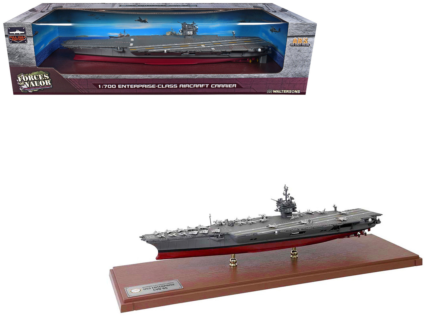 USS Enterprise (CVN-65) Enterprise-Class Aircraft Carrier United States Navy "Full Hull Edition" Series 1/700 Diecast Model