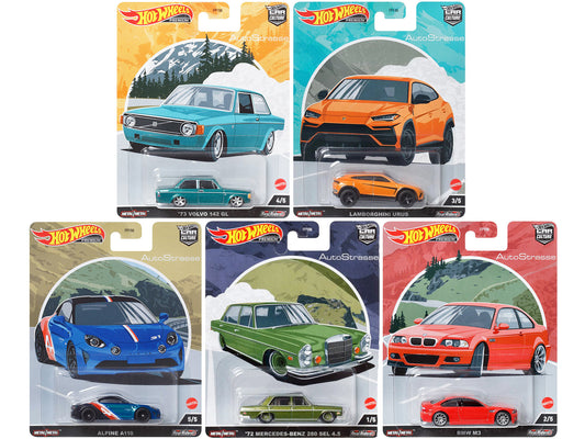 "Auto Strasse" 5 piece Set "Car Culture" Series Diecast Model Cars