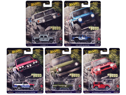 "Terra Trek" 5 piece Set "Car Culture" 2024 Series C Diecast Model Cars