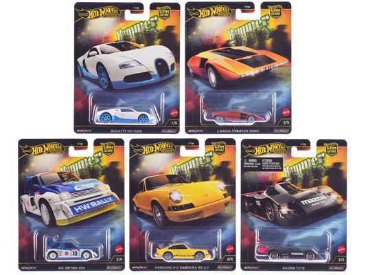 "Hammer Drop" 5 piece Set "Car Culture" 2024 Series F Diecast Model Cars