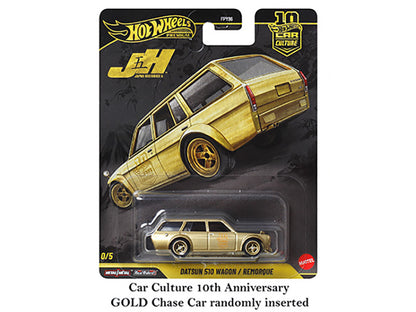 "Japan Historics 5" 5 piece Set "Car Culture 10th Anniversary" 2025 Series P Diecast Model Cars