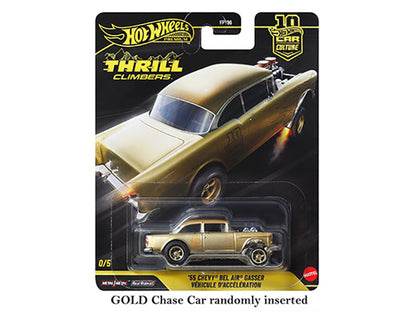 "Thrill Climbers" 5 piece Set "Car Culture 10th Anniversary" 2025 Series Q Diecast Model Cars