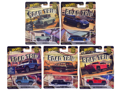 "Road Trip" 5 piece Set "Car Culture 10th Anniversary" Series V Diecast Model Cars