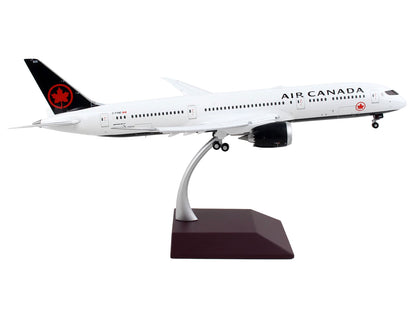 Boeing 787-9 Commercial Aircraft with Flaps Down "Air Canada" White with Black Tail "Gemini 200" Series 1/200 Diecast Model Airplane