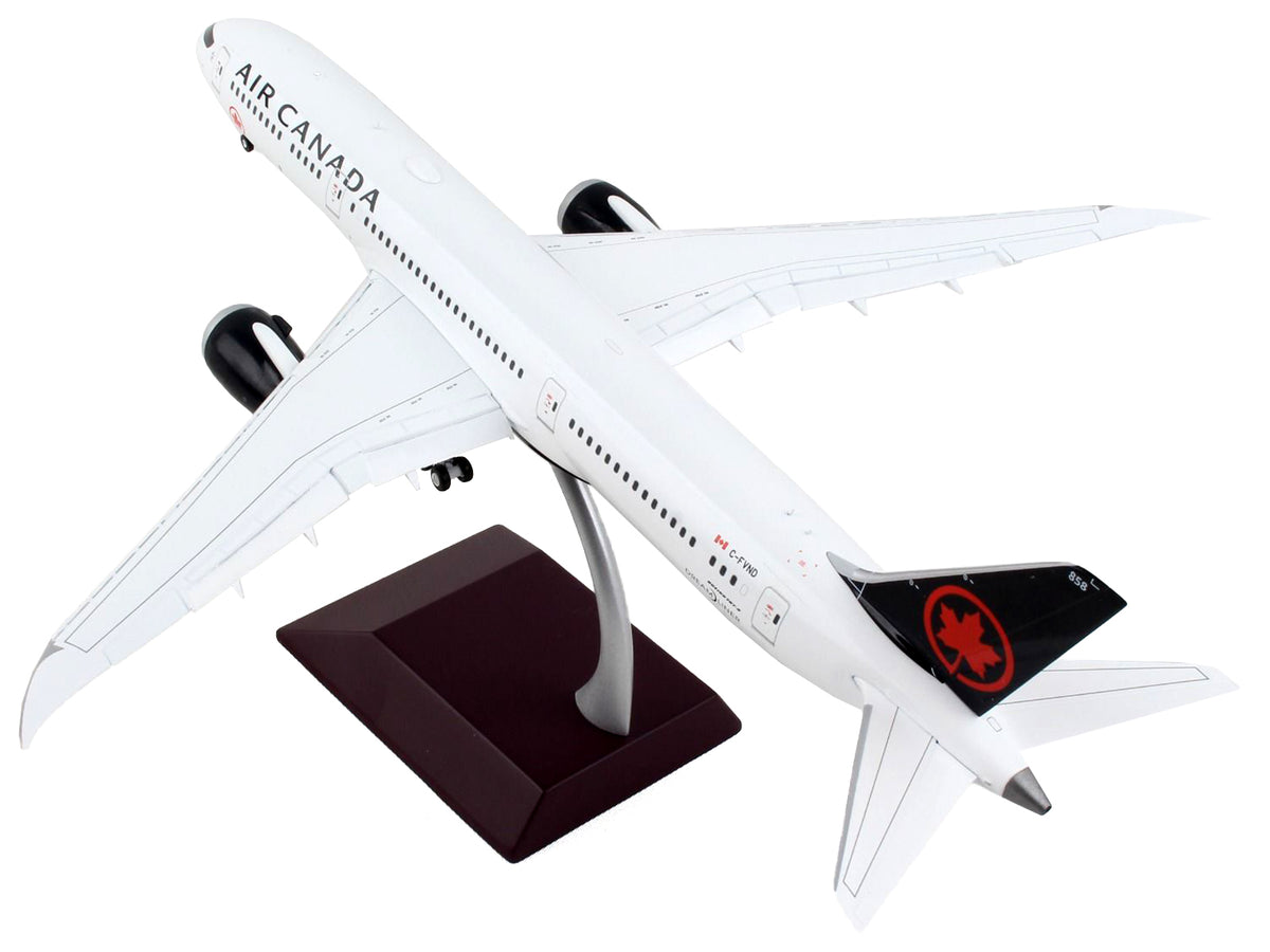 Boeing 787-9 Commercial Aircraft with Flaps Down "Air Canada" White with Black Tail "Gemini 200" Series 1/200 Diecast Model Airplane