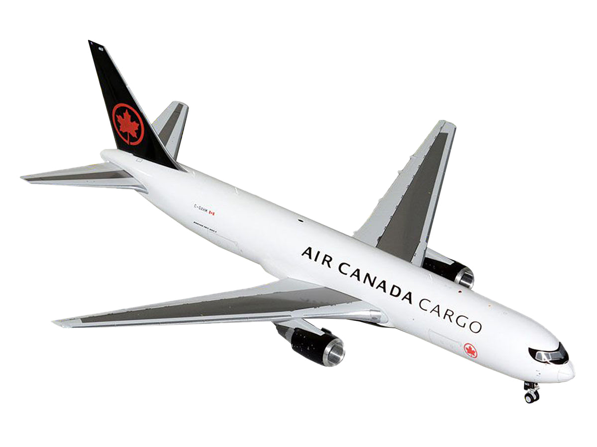 Boeing 767-300F Commercial Aircraft "Air Canada Cargo" (C-GXHM) White with Black Tail "Gemini 200" Series 1/200 Diecast Model Airplane