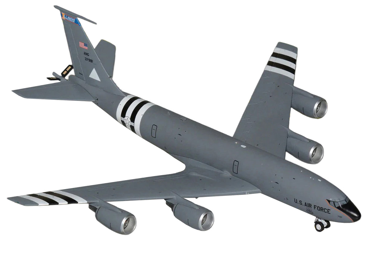 Boeing KC-135R Stratotanker Tanker Aircraft "Illinois Air National Guard" (63-7981) United States Air Force "Gemini 200" Series 1/200 Diecast Model