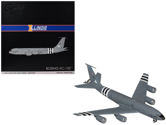 Boeing KC-135R Stratotanker Tanker Aircraft "Illinois Air National Guard" (63-7981) United States Air Force "Gemini 200" Series 1/200 Diecast Model