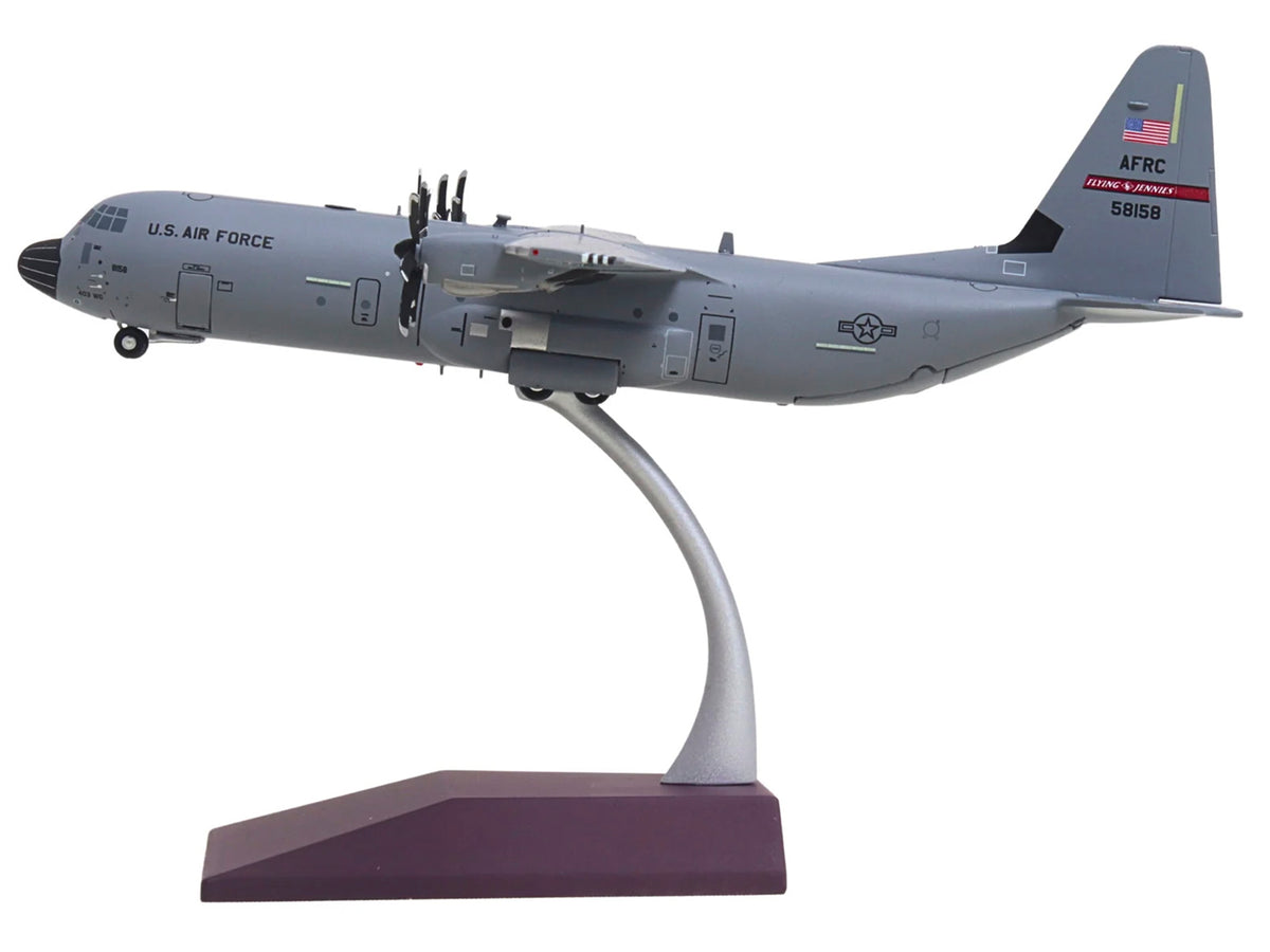 Lockheed C-130J-30 Super Hercules Transport Aircraft "05-8158 Flying Jennies 815th Airlift Squadron Keesler Air Force Base" United States Air Force "Gemini 200" Series 1/200 Diecast Model