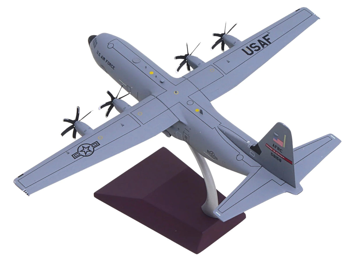 Lockheed C-130J-30 Super Hercules Transport Aircraft "05-8158 Flying Jennies 815th Airlift Squadron Keesler Air Force Base" United States Air Force "Gemini 200" Series 1/200 Diecast Model