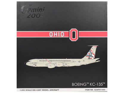 Boeing KC-135 Stratotanker Tanker Aircraft "63-8013 Ohio Air National Guard" United States Air Force "Gemini 200" Series 1/200 Diecast Model Airplane