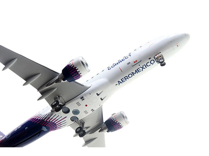 Embraer ERJ-190 Commercial Aircraft "Aeromexico Connect" (XA-IAC) White with Blue Tail "Gemini 200" Series 1/200 Diecast Model Airplane