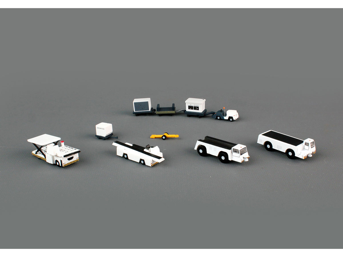 Airport Support Equipment Set of 10 pieces "Gemini 200" Series Diecast Models