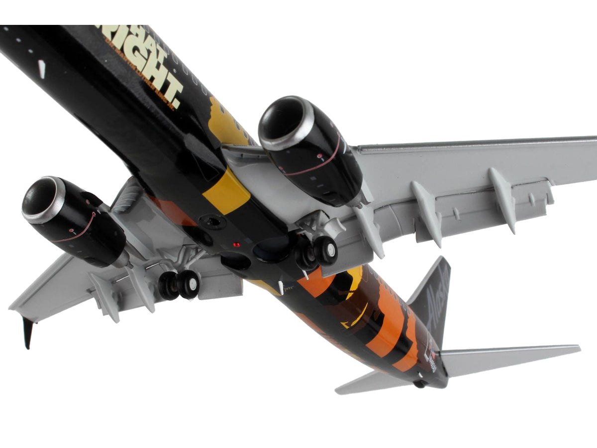 Boeing 737-900ER Commercial Aircraft with Flaps Down "Alaska Airlines - Our Commitment" Black with Graphics "Gemini 200" Series 1/200 Diecast Model Airplane