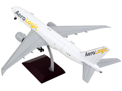Boeing 777F Commercial Aircraft "AeroLogic" White "Gemini 200 - Interactive" Series 1/200 Diecast Model Airplane