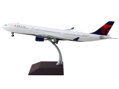 Airbus A330-300 Commercial Aircraft "Delta Air Lines" (N829NW) White with Blue and Red Tail "Gemini 200" Series 1/200 Diecast Model Airplane