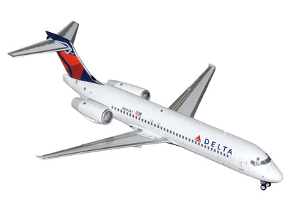 Boeing 717-200 Commercial Aircraft "Delta Air Lines" (N947AT) White with Blue and Red Tail "Gemini 200" Series 1/200 Diecast Model