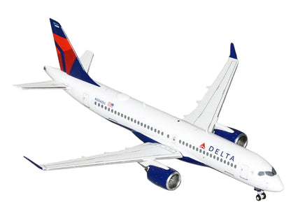 Airbus A220-300 Commercial Aircraft "Delta Air Lines" (N306DU) White with Red and Blue Tail "Gemini 200" Series 1/200 Diecast Model Airplane