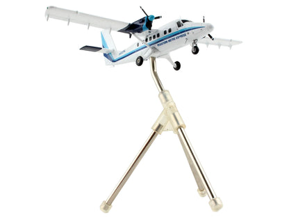 De Havilland DHC-6-200 Commercial Aircraft "Eastern Air Lines - Metro Express" White with Blue Stripes "Gemini 200" Series 1/200 Diecast Model Airplane
