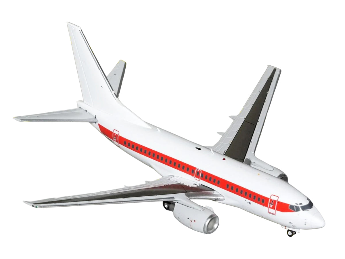 Boeing 737-600 Commercial Aircraft "EG&G - Janet Airlines" (N319BD) White with Red Stripes "Gemini 200" Series 1/200 Diecast Model Airplane