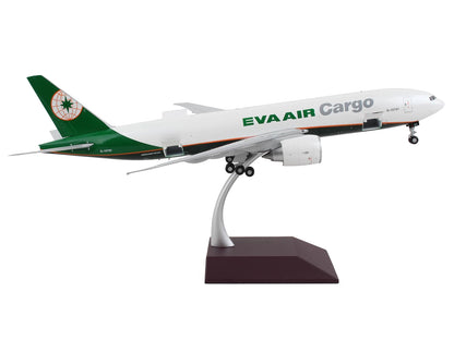 Boeing 777F Commercial Aircraft "Eva Air Cargo" White with Green Tail "Gemini 200 - Interactive" Series 1/200 Diecast Model Airplane
