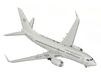 Boeing 737-700 Transport Aircraft "Fuerza Aerea Argentina (Air Force)" (T-99) Gray "Gemini 200" Series 1/200 Diecast Model Airplane