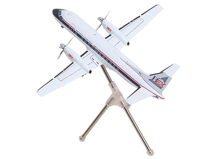 Saab 340A Commercial Aircraft "Delta Connection - Business Express Airlines" (N749BA) White with Dark Blue and Red Stripes "Gemini 200" Series 1/200 Diecast Model