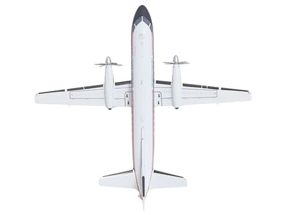 Saab 340A Commercial Aircraft "Delta Connection - Business Express Airlines" (N749BA) White with Dark Blue and Red Stripes "Gemini 200" Series 1/200 Diecast Model