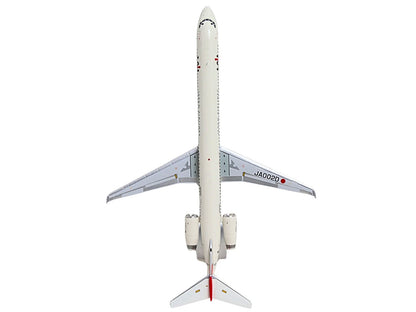 McDonnell Douglas MD-90 Commercial Aircraft "Japan Airlines" (JA002D) White with Red Tail "Gemini 200" Series 1/200 Diecast Model