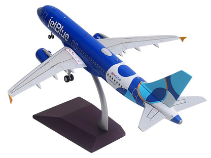 Airbus A320 Commercial Aircraft "JetBlue Airways - Forever Blue" (N547JB) Blue with Graphics "Gemini 200" Series 1/200 Diecast Model Airplane