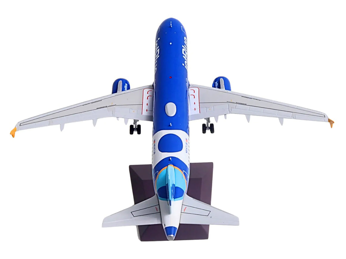 Airbus A320 Commercial Aircraft "JetBlue Airways - Forever Blue" (N547JB) Blue with Graphics "Gemini 200" Series 1/200 Diecast Model Airplane