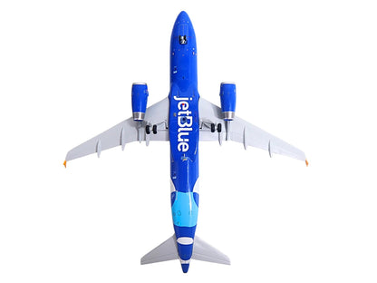 Airbus A320 Commercial Aircraft "JetBlue Airways - Forever Blue" (N547JB) Blue with Graphics "Gemini 200" Series 1/200 Diecast Model Airplane