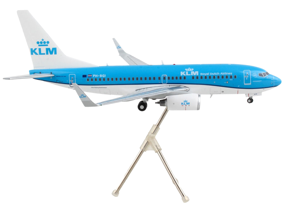 Boeing 737-700 Commercial Aircraft "KLM Royal Dutch Airlines" Blue with White Tail "Gemini 200" Series 1/200 Diecast Model Airplane
