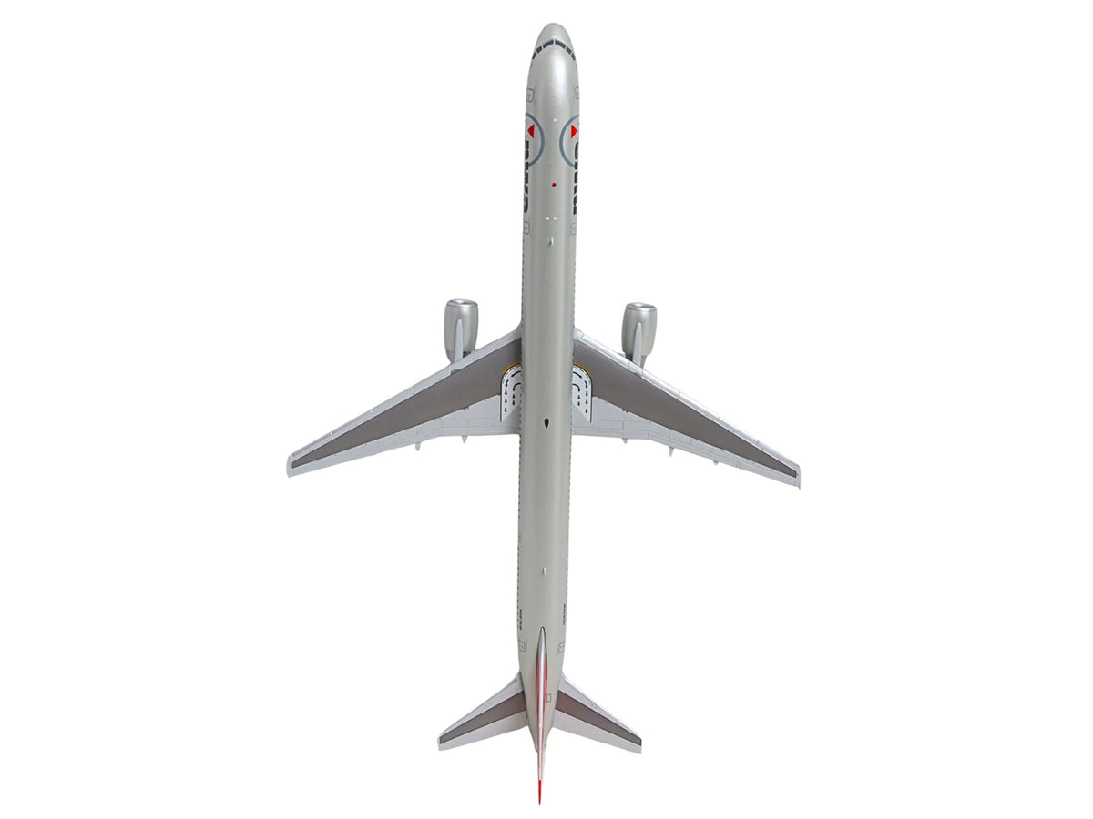 Boeing 757-300 Commercial Aircraft "Northwest Airlines" (N587NW) Silver with Red Tail "Gemini 200" Series 1/200 Diecast Model
