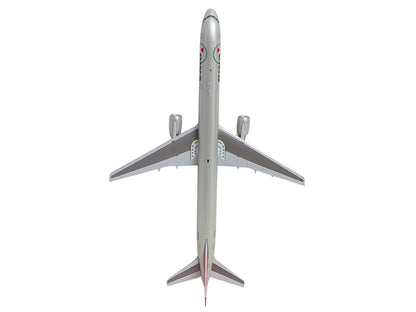 Boeing 757-300 Commercial Aircraft "Northwest Airlines" (N587NW) Silver with Red Tail "Gemini 200" Series 1/200 Diecast Model