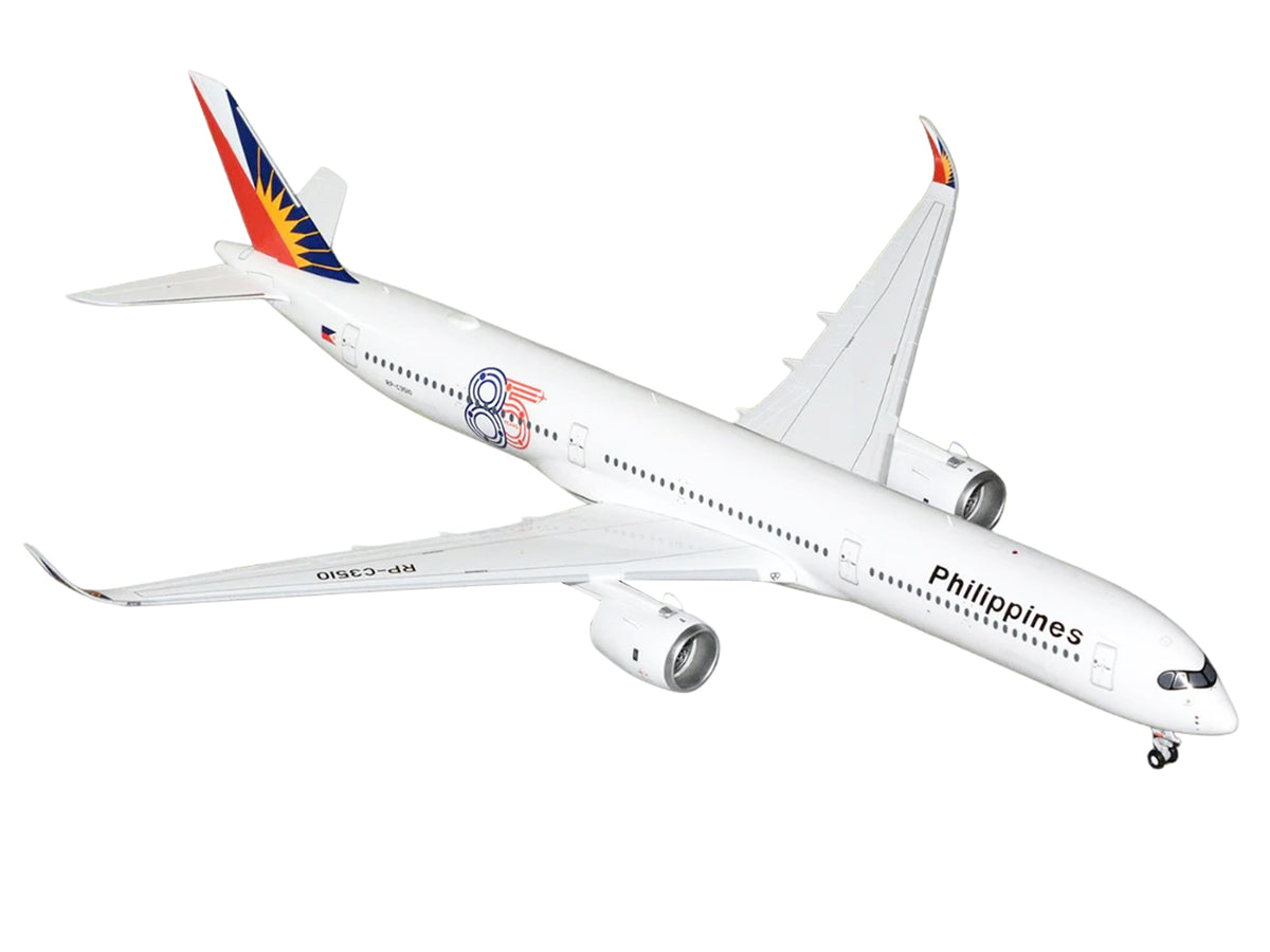 Airbus A350-1000 Commercial Aircraft "Philippine Airlines" (RP-C3510) White with Tail Graphics "Gemini 200" 1/200 Diecast Model Airplane