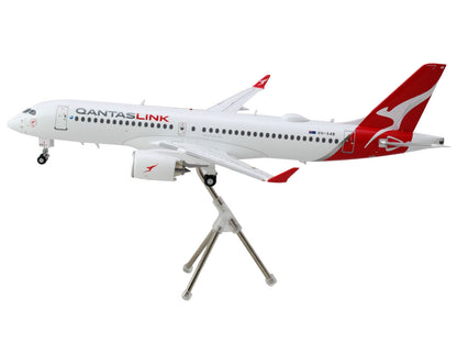 Airbus A220-300 Commercial Aircraft "QantasLink - Qantas Airways" (VH-4XB) White with Red Tail "Gemini 200" Series 1/200 Diecast Model Airplane