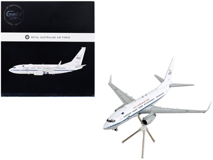 Boeing 737-700 Transport Aircraft "Royal Australian Air Force 100th Anniversary - A36-001" White and Gray "Gemini 200" Series 1/200 Diecast Model Airplane